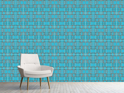 patterned-wallpaper-asian-lattice-turquoise