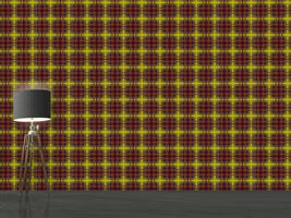 patterned-wallpaper-brown-tartan