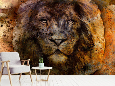 photo-wallpaper-portrait-of-a-lion-ii