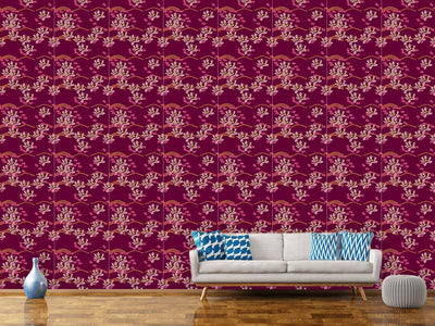 patterned-wallpaper-lotus-liebe-bordeaux