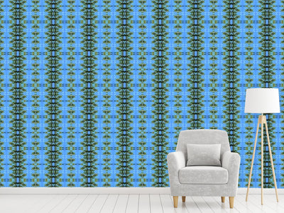 patterned-wallpaper-in-the-blue-pinewood