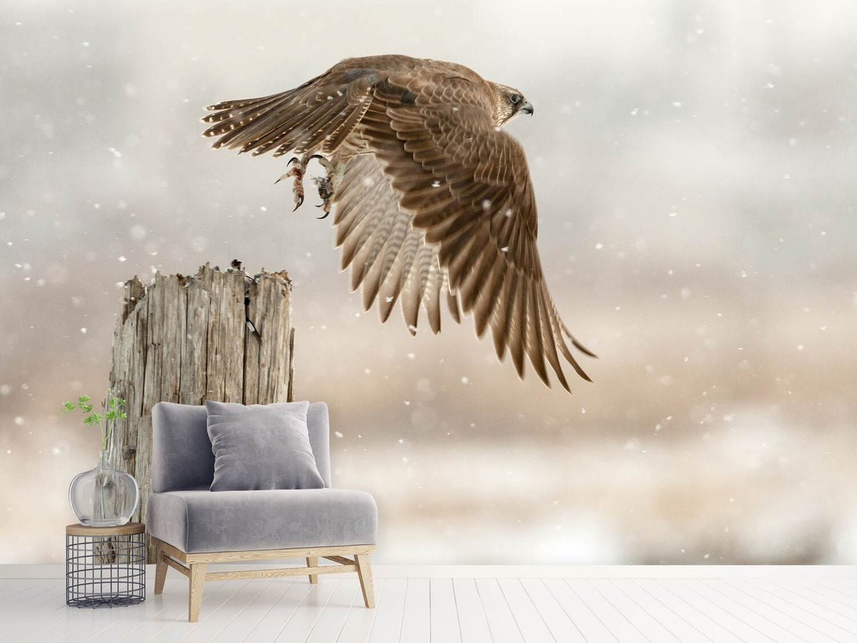 photo-wallpaper-flight-against-the-snowstorm