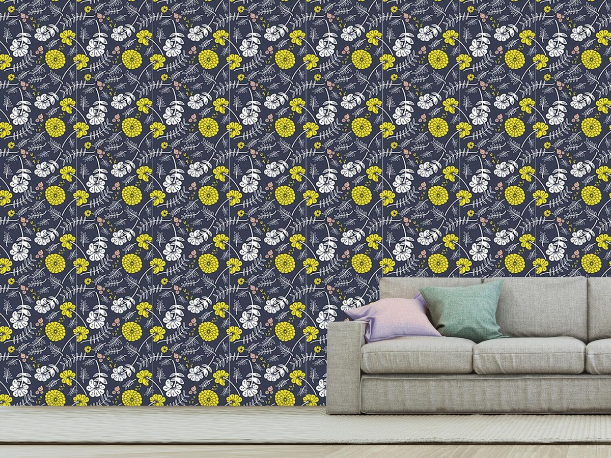 patterned-wallpaper-shiny-blossom-wind