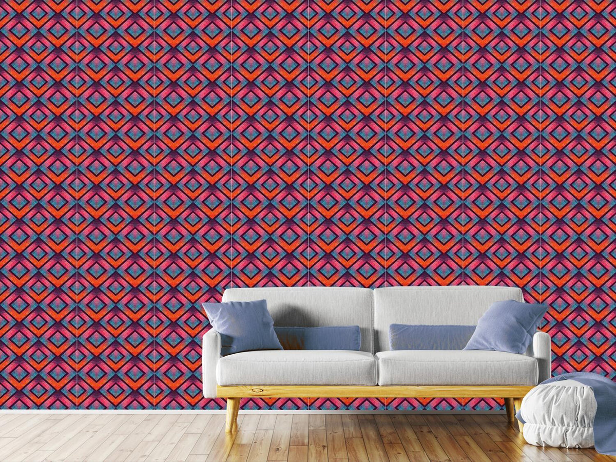 patterned-wallpaper-crystal-retro-mosaic