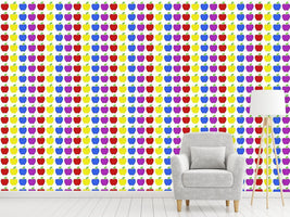 patterned-wallpaper-apple-multicolor