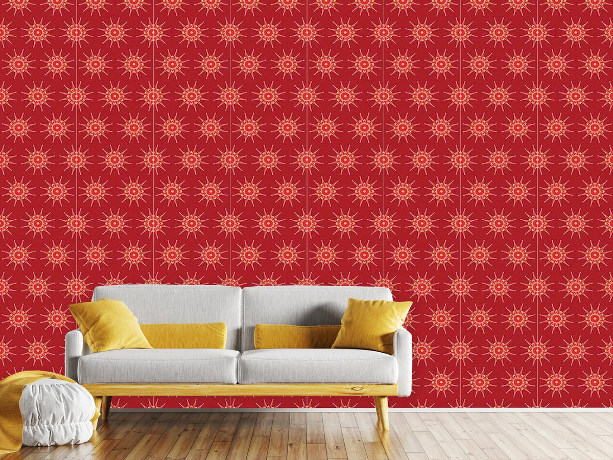 patterned-wallpaper-stars-on-fire