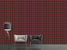 patterned-wallpaper-window-glass-mosaic