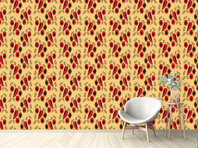 patterned-wallpaper-spanish-liquorice