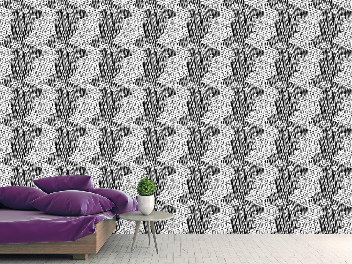 patterned-wallpaper-rain-on-grid-cross