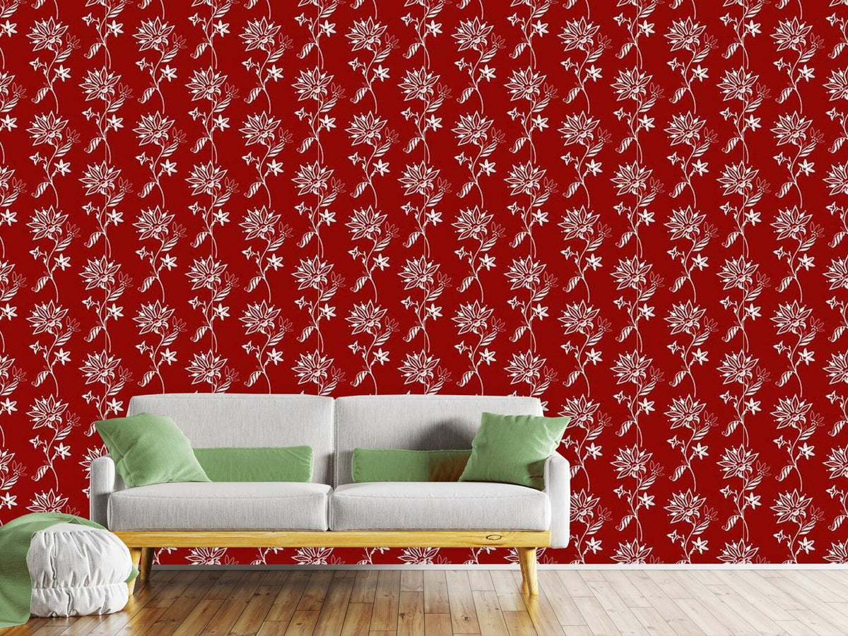 patterned-wallpaper-folklore-flowers