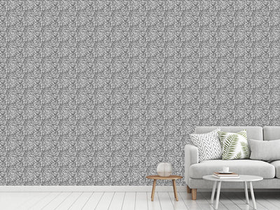 patterned-wallpaper-crossing-lines