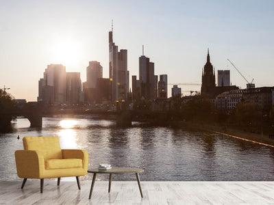 photo-wallpaper-skyline-sunrise-in-frankfurt