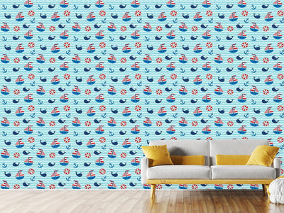 patterned-wallpaper-nautical-parade