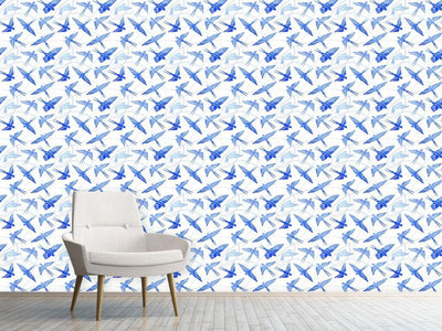 patterned-wallpaper-swallows-flight