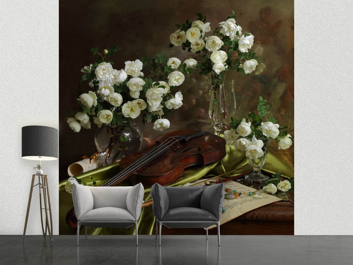 photo-wallpaper-still-life-with-violin-and-flowers