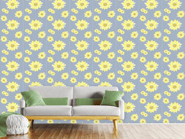 patterned-wallpaper-sunflower-wakening