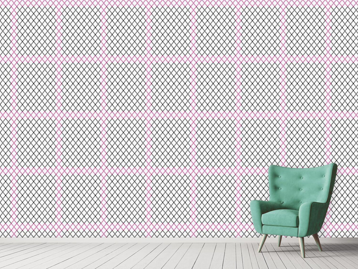 patterned-wallpaper-criss-crosses