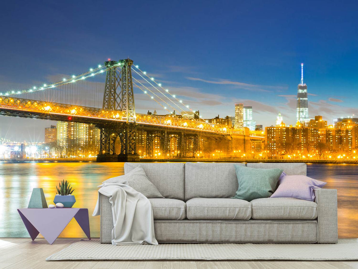 photo-wallpaper-brooklyn-bridge-at-night