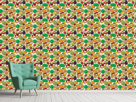 patterned-wallpaper-kawaii-veggies