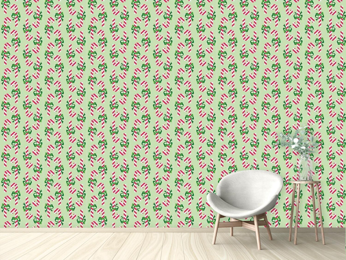 patterned-wallpaper-candy-canes-mint-green