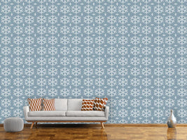 patterned-wallpaper-winter-flakes