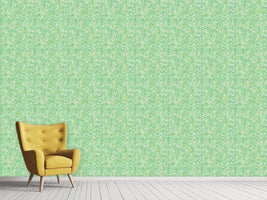 patterned-wallpaper-covered-with-leaves