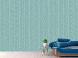 patterned-wallpaper-cinderella-blue