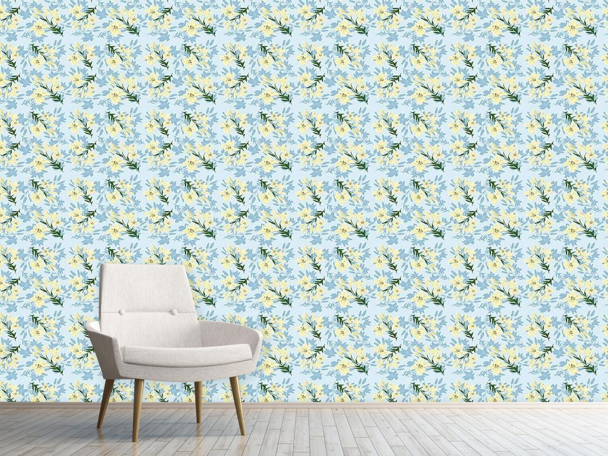 patterned-wallpaper-delicate-lily