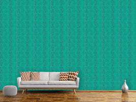 patterned-wallpaper-flower-leaves-mint