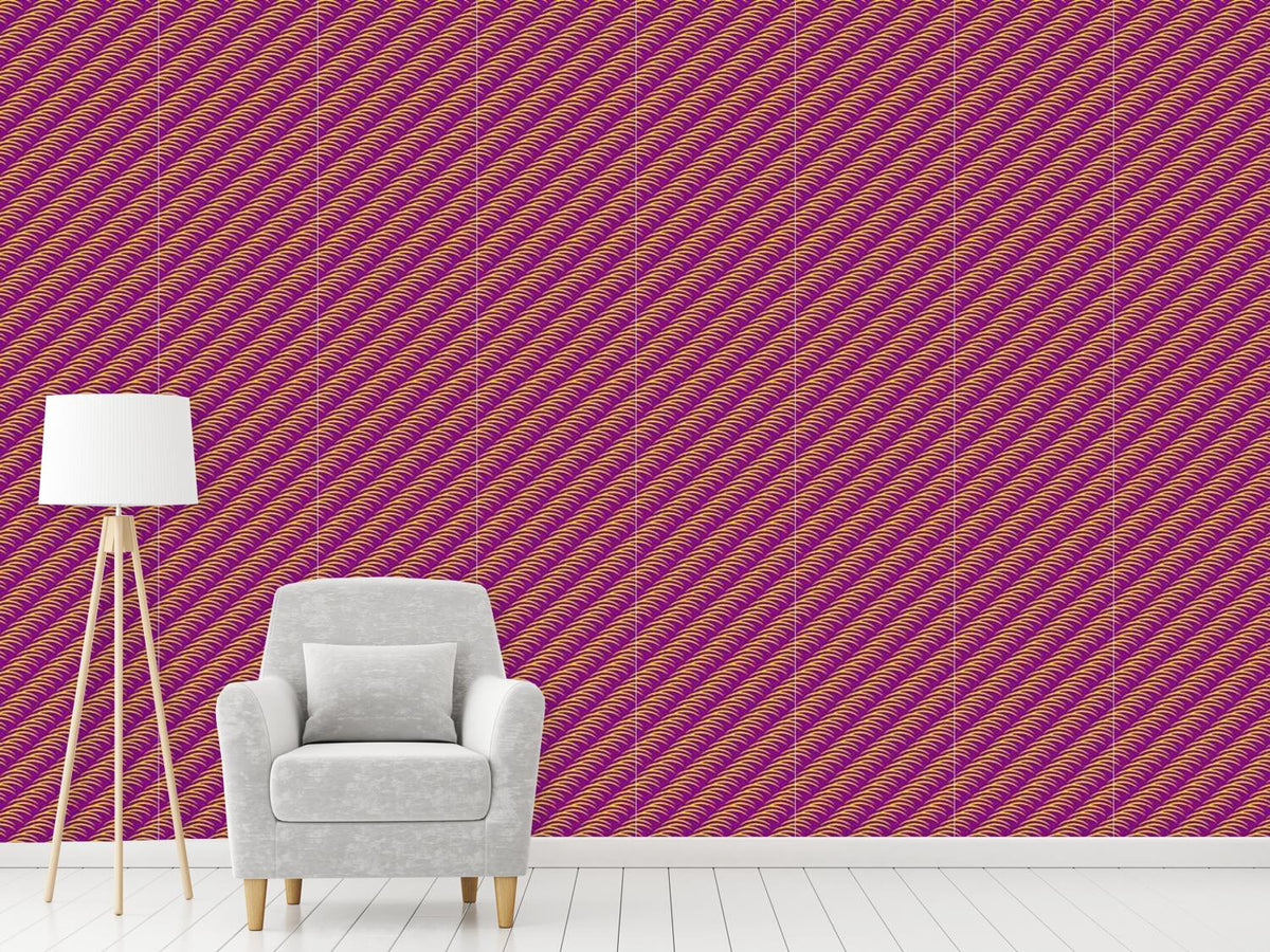 patterned-wallpaper-golden-waves