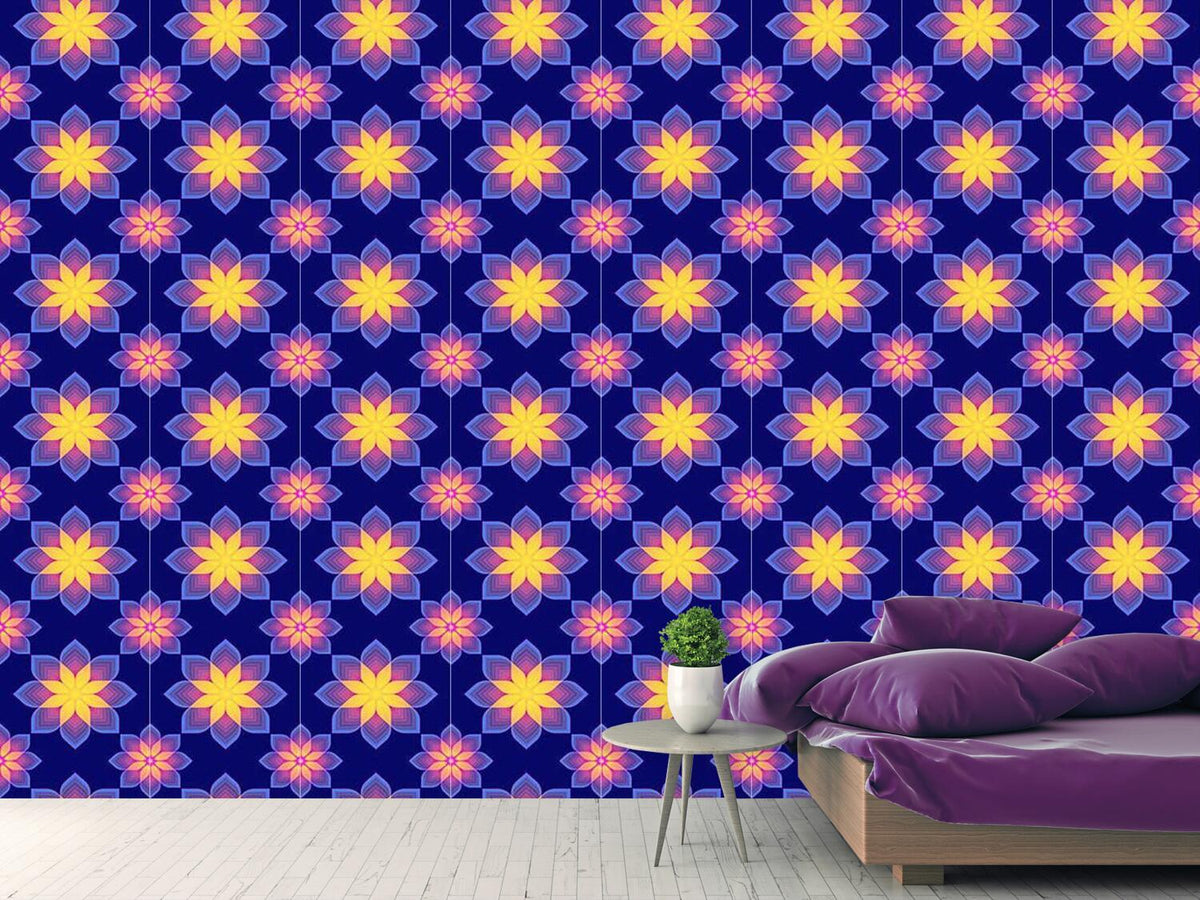 patterned-wallpaper-digital-flowers