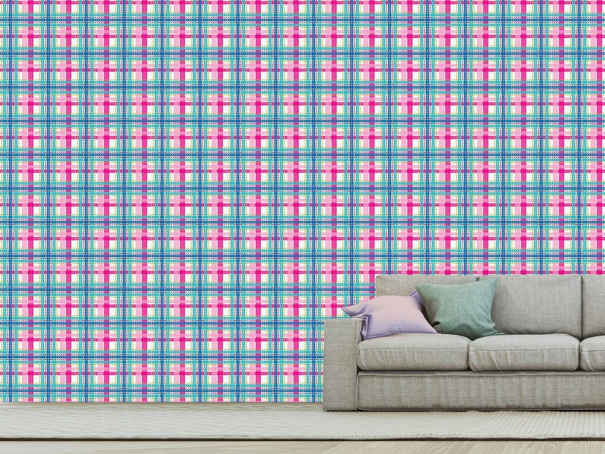 patterned-wallpaper-bright-tartan