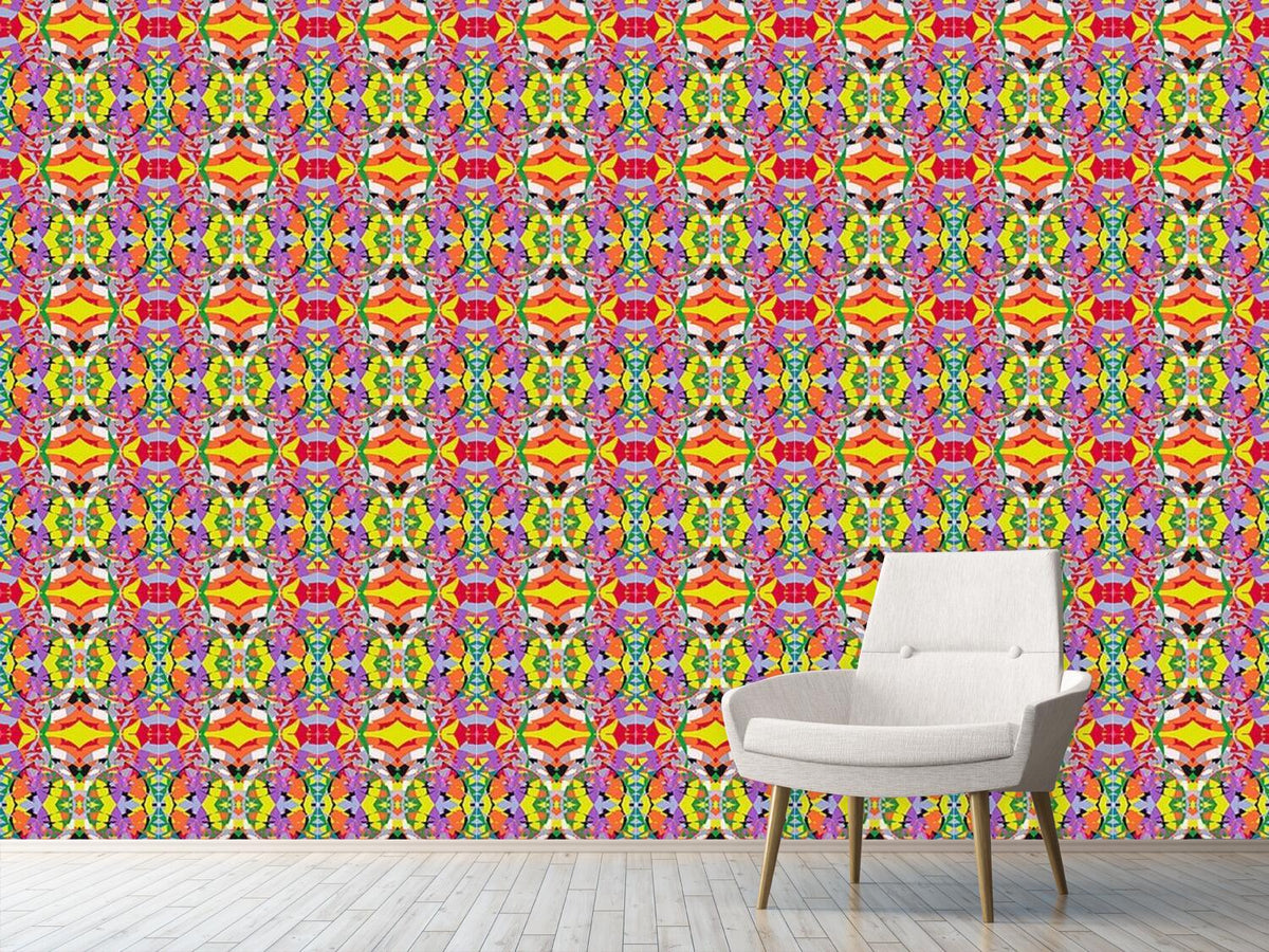 patterned-wallpaper-colored-glass-mosaic