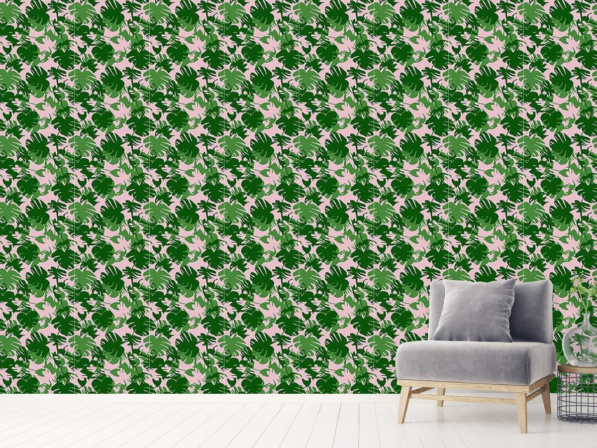 patterned-wallpaper-monstera-deliciosa