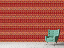 patterned-wallpaper-morocco-red