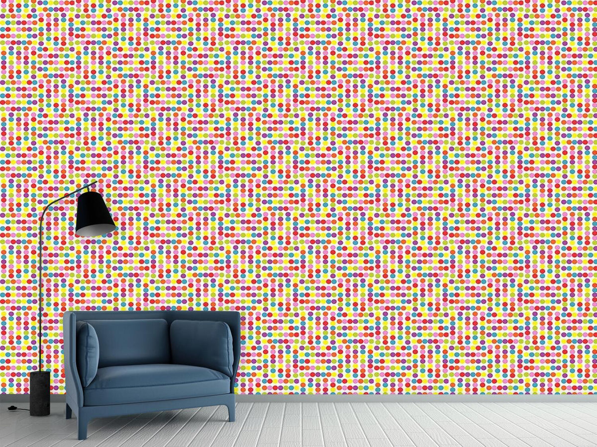 patterned-wallpaper-dotted-labyrinth