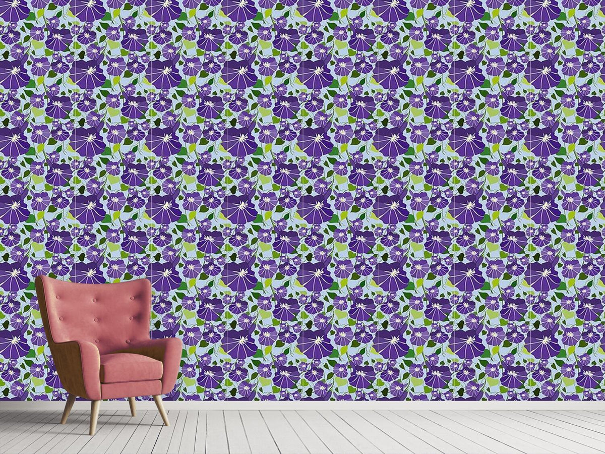 patterned-wallpaper-morning-glory