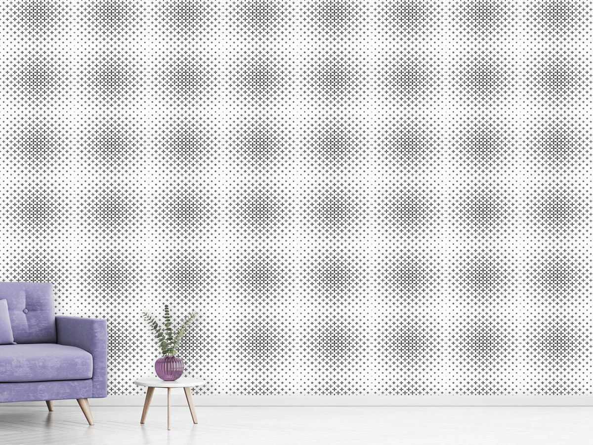 patterned-wallpaper-cross-flower-formation