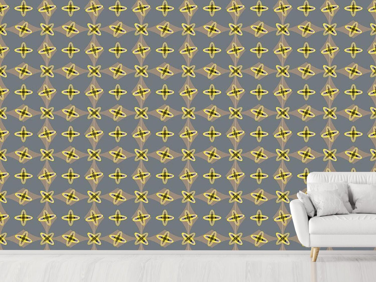 patterned-wallpaper-crossed-ovals