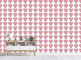 patterned-wallpaper-heart-for-knitting