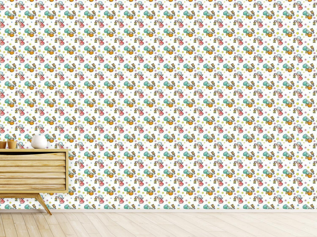 patterned-wallpaper-cute-angels