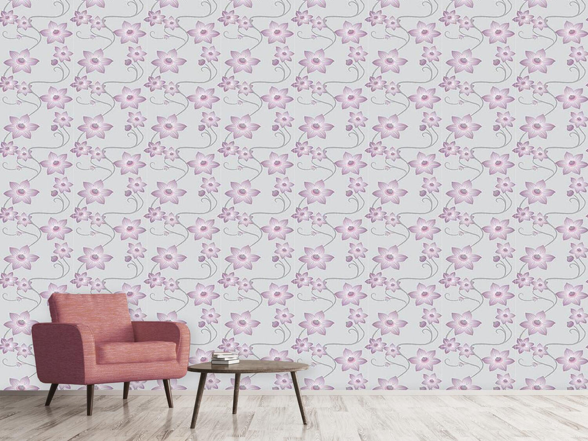 patterned-wallpaper-gentle-clematis