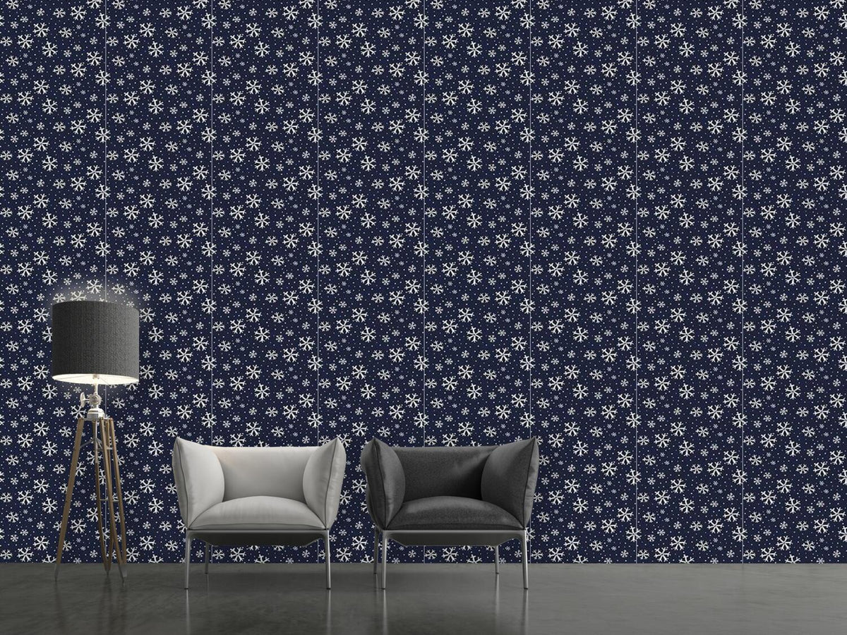 patterned-wallpaper-snowy-night