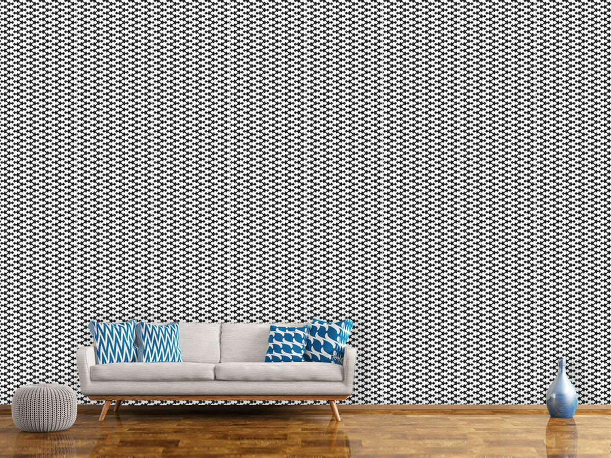 patterned-wallpaper-black-meets-white-in-zig-zag