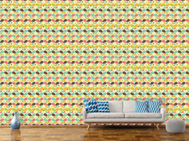 patterned-wallpaper-retro-twin-leaf