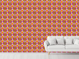 patterned-wallpaper-flower-tiles