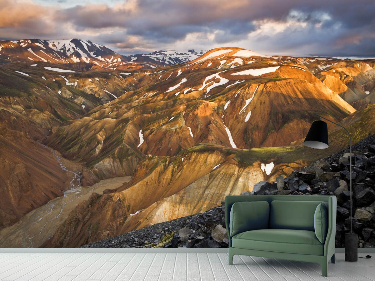 photo-wallpaper-landmannalaugar-sunset-x