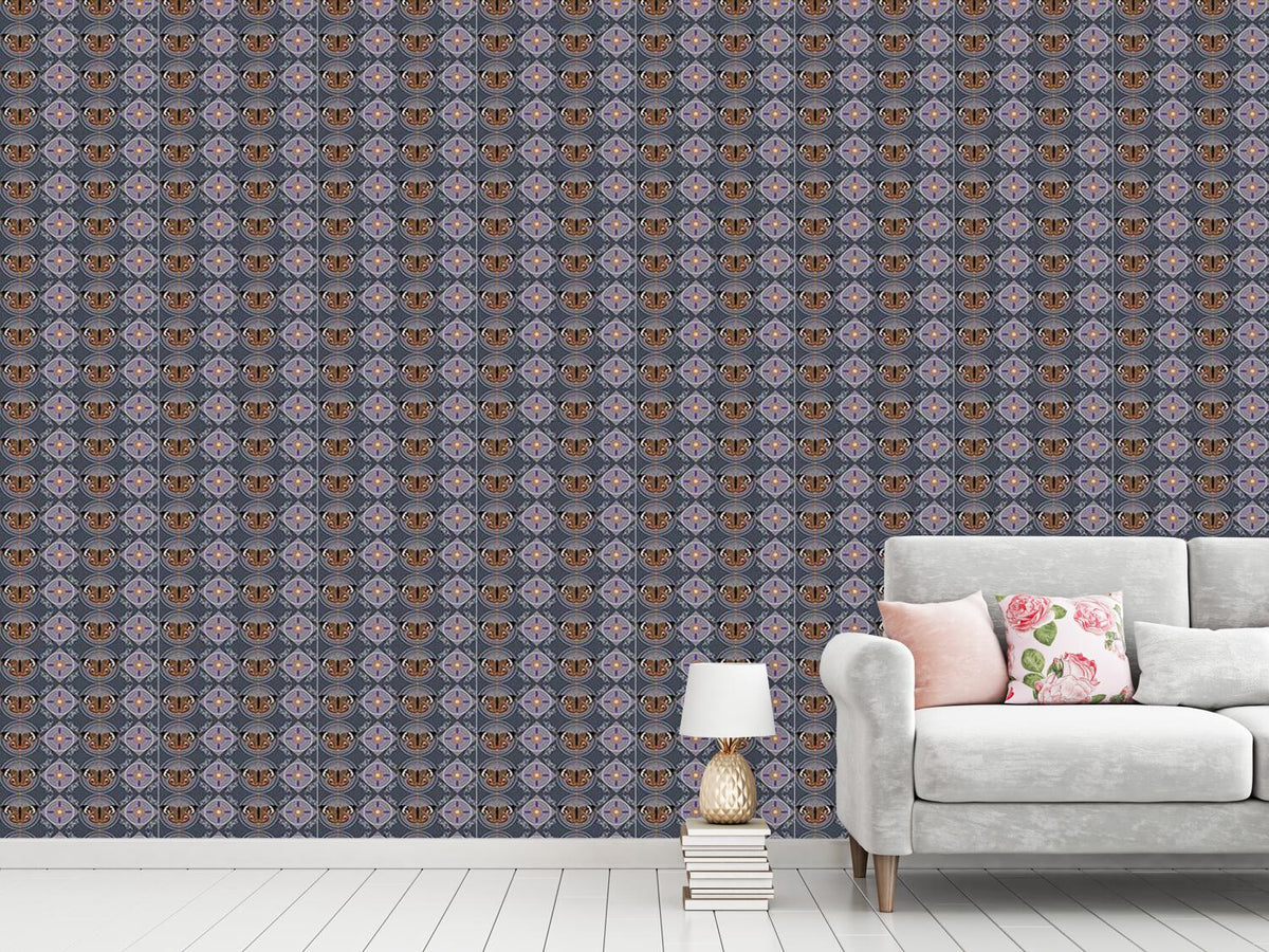 patterned-wallpaper-peacock-butterflies