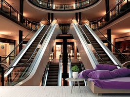 photo-wallpaper-escalator-in-shopping-mall