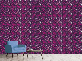 patterned-wallpaper-polynesian-butterflies